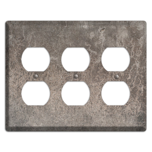 Old Concrete 1 3 Duplex Wallplate