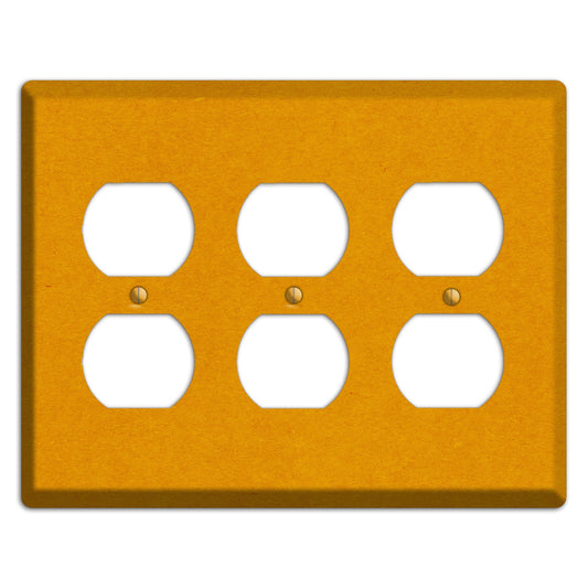 Tangerine Kraft 3 Duplex Wallplate