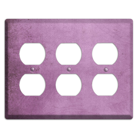 Bouquet Vintage Grunge 3 Duplex Wallplate