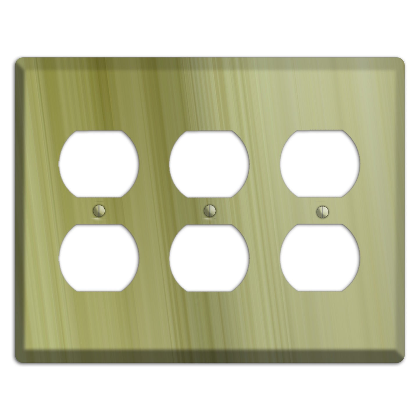 Olive Ray of Light 3 Duplex Wallplate