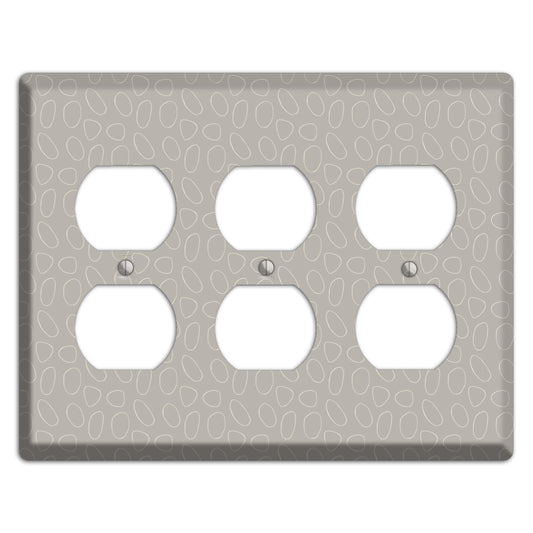 Simple Scandanavian Style E 3 Duplex Wallplate