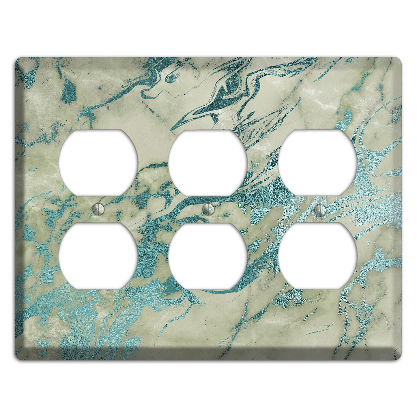 Locust Marble 3 Duplex Wallplate