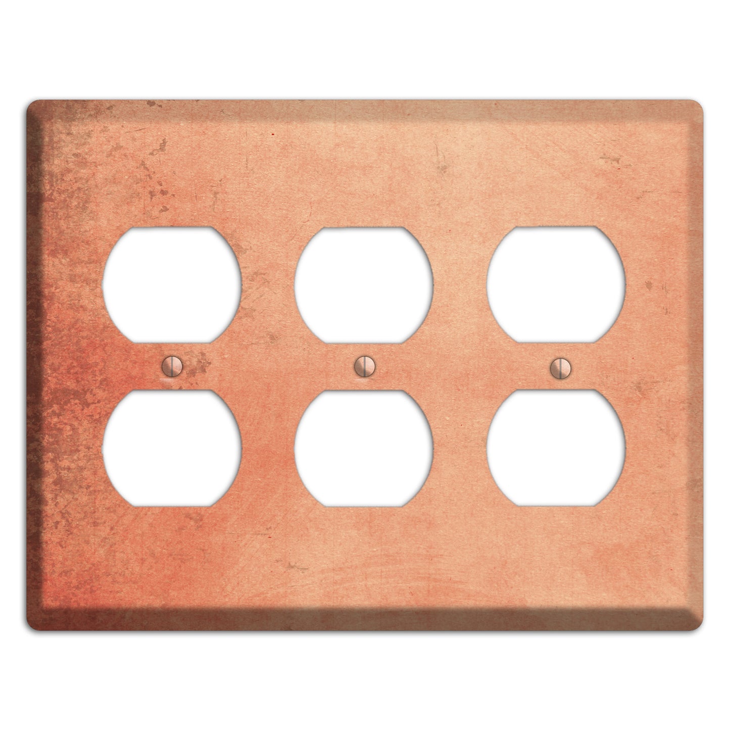 Tonys pink Vintage Grunge 3 Duplex Wallplate