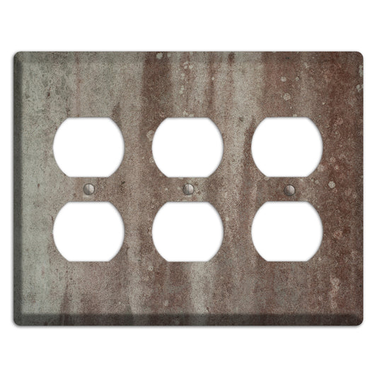 Old Concrete 14 3 Duplex Wallplate