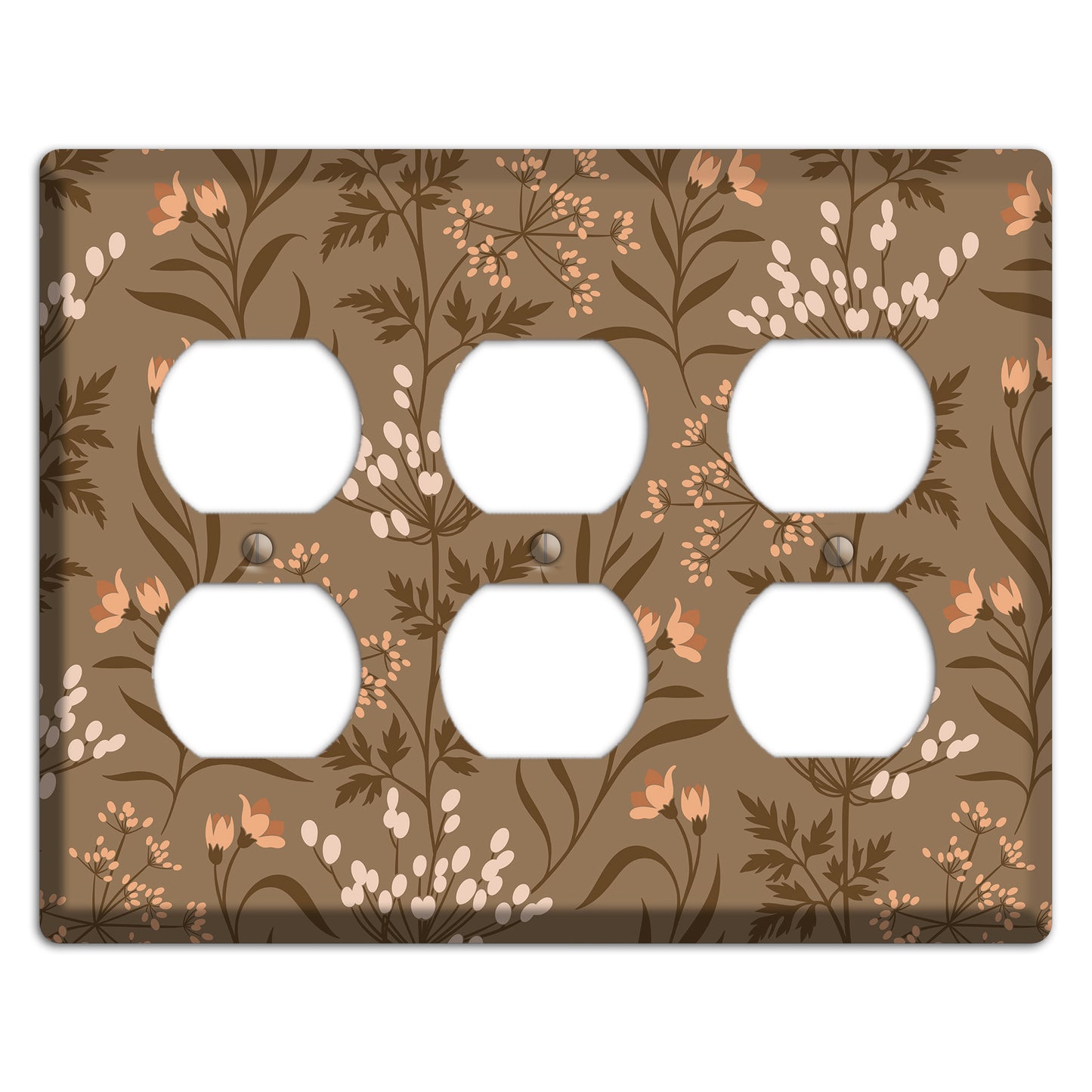 Fall Floral 2 3 Duplex Wallplate