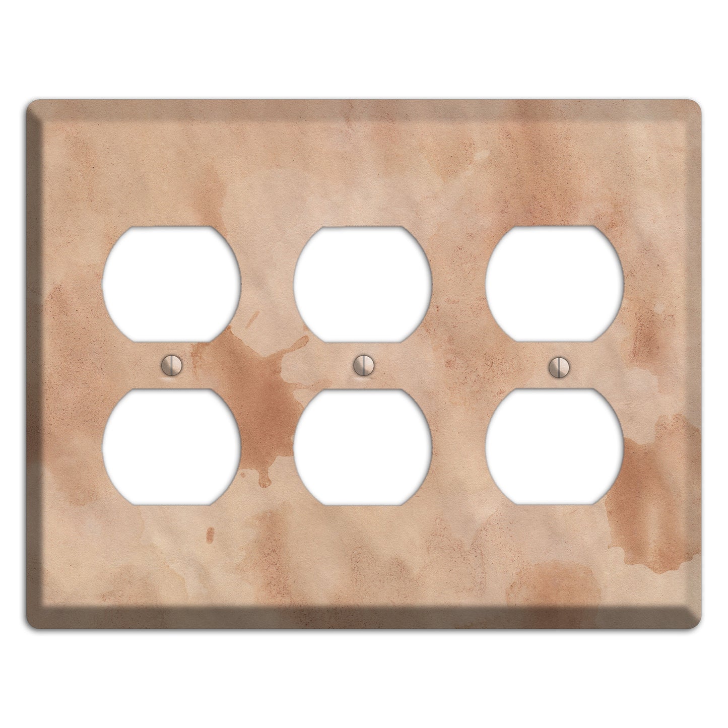 Aged Paper 2 3 Duplex Wallplate