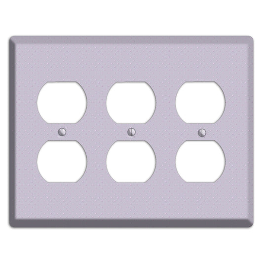 Lavende with Tiny Dots 3 Duplex Wallplate