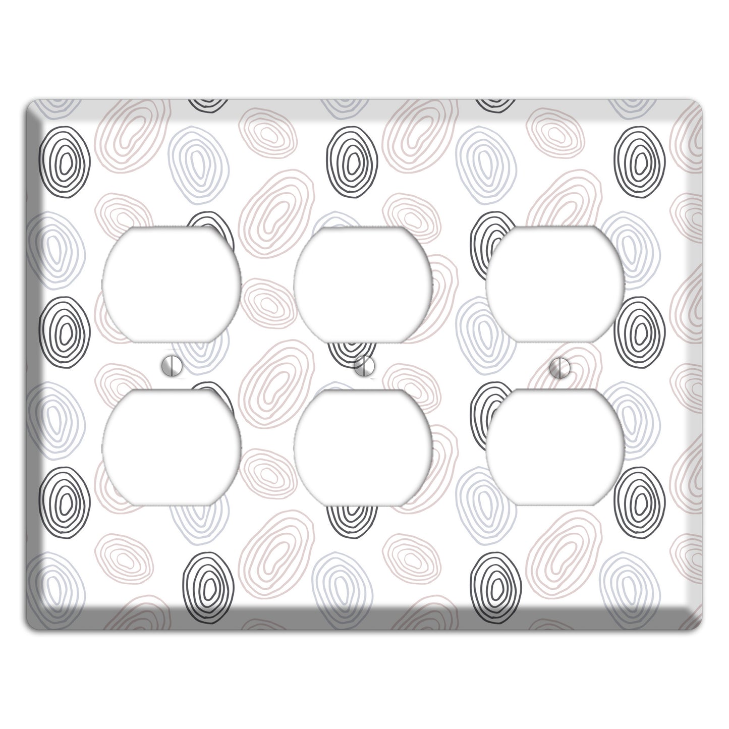 Abstract 4 3 Duplex Wallplate