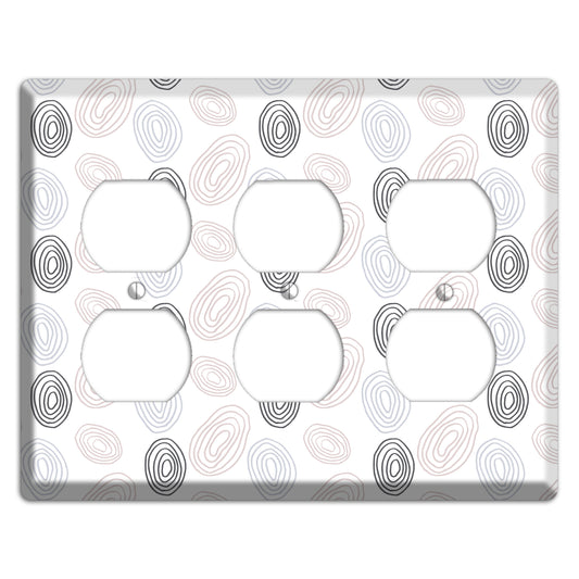 Abstract 4 3 Duplex Wallplate