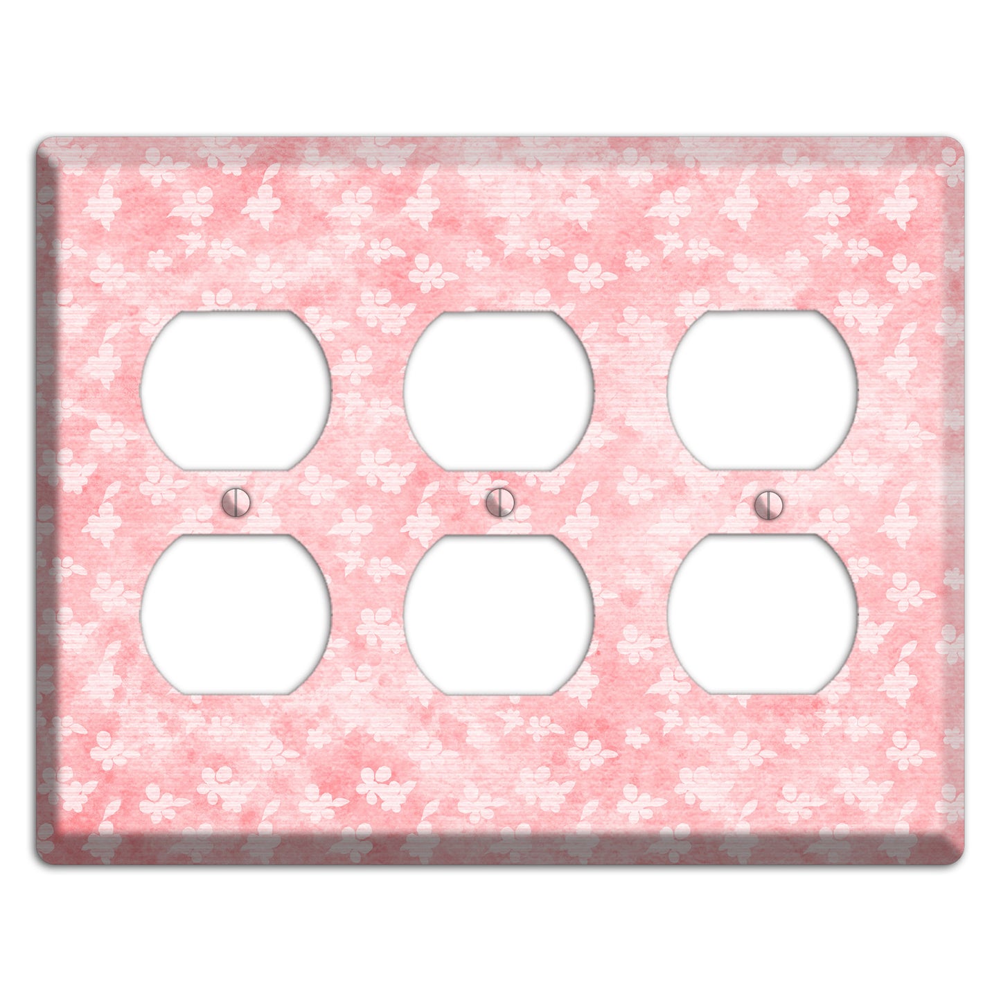 Abbey Soft Coral 3 Duplex Wallplate