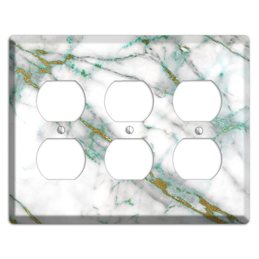 Mantle Marble 3 Duplex Wallplate