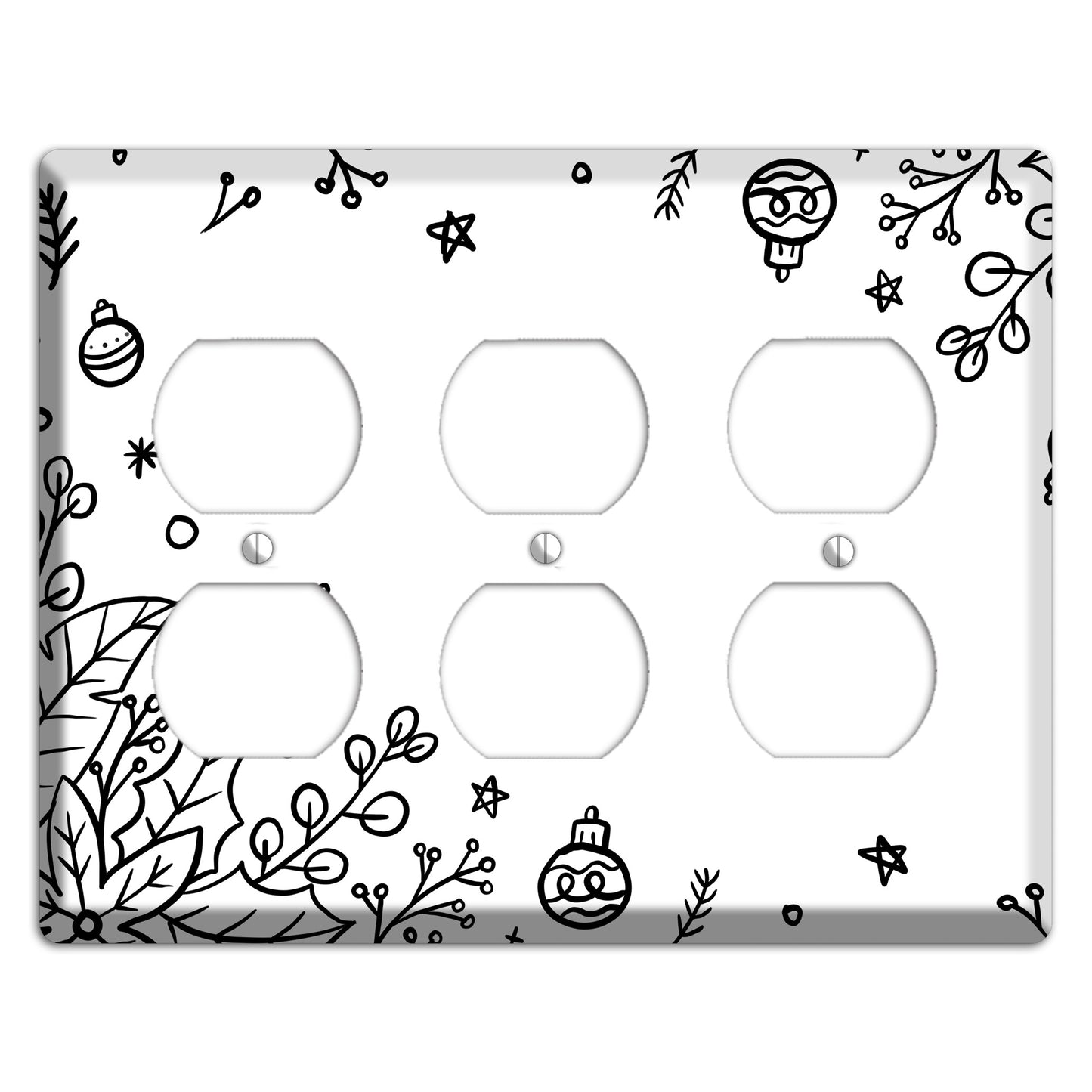 Cartoon Christmas 1 3 Duplex Wallplate