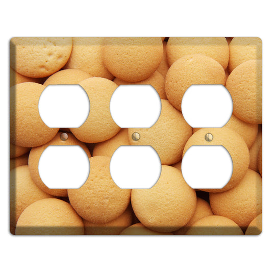 Wafers 3 Duplex Wallplate