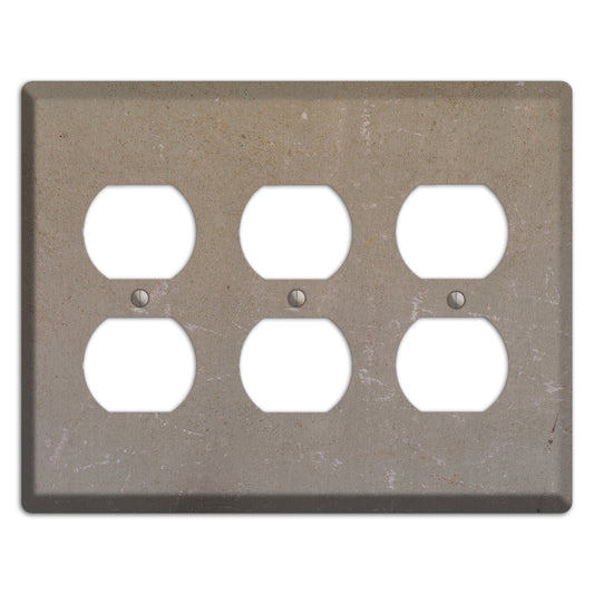 Old Concrete 6 3 Duplex Wallplate