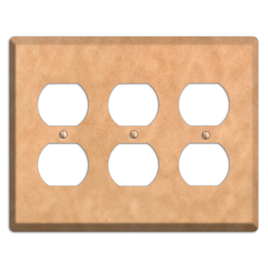 Aged Paper 10 3 Duplex Wallplate