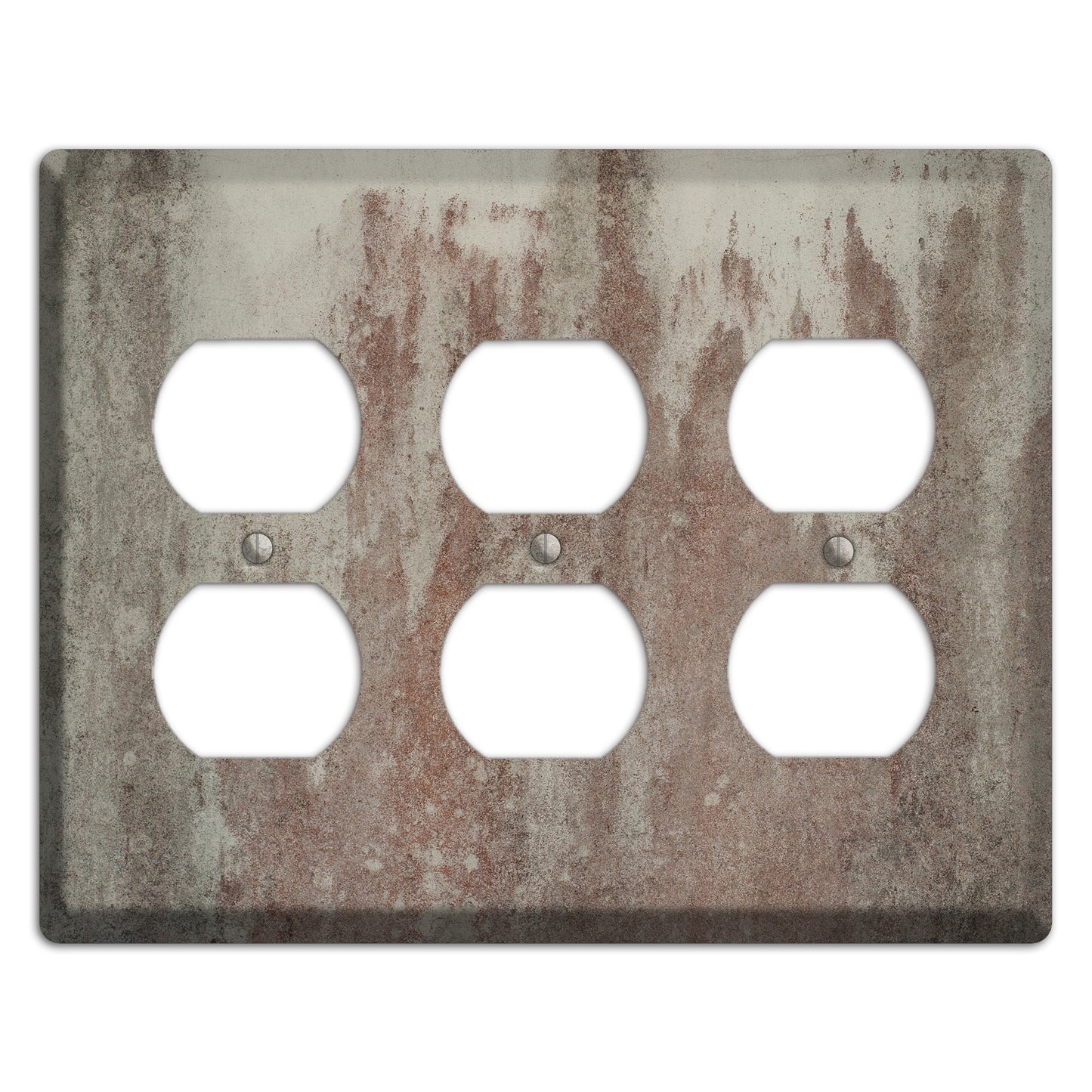 Old Concrete 13 3 Duplex Wallplate