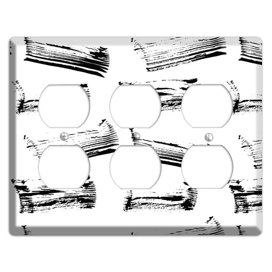 Ink Brushstrokes 1 3 Duplex Wallplate