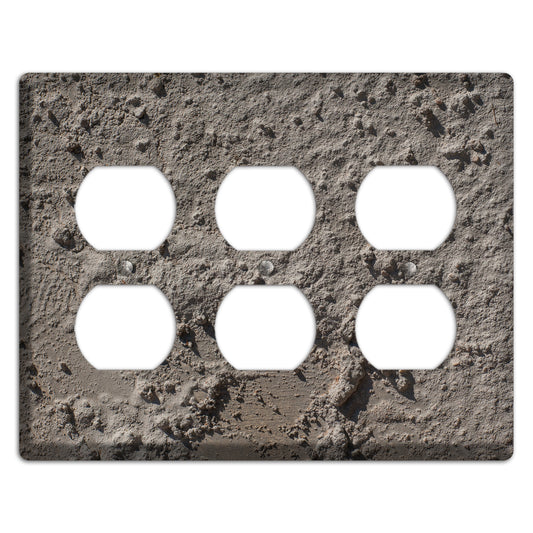 Plaster 3 3 Duplex Wallplate