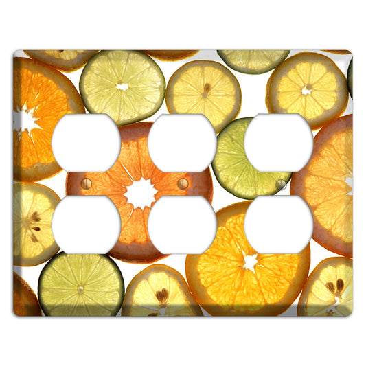 Fruit 3 Duplex Wallplate