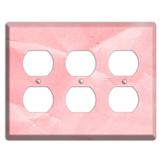 Pink Soft Coral 3 Duplex Wallplate