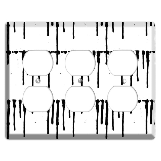 Ink Brushstrokes 7 3 Duplex Wallplate