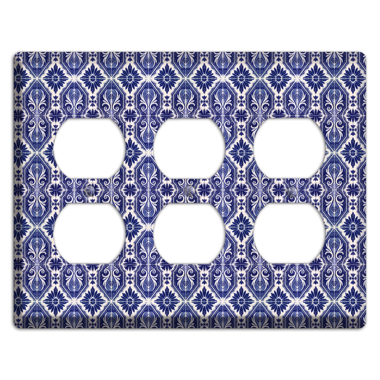 Tavira Tiles 8 3 Duplex Wallplate