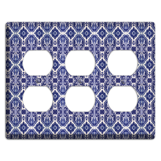 Tavira Tiles 8 3 Duplex Wallplate