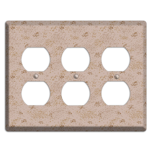 Marpat Desert Camo 3 Duplex Wallplate