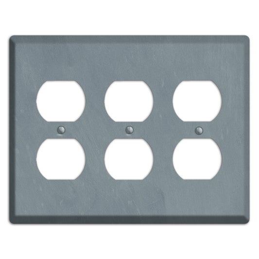 Chalk Slate 3 Duplex Wallplate