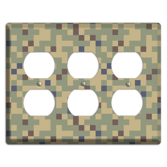 Dual Tex Camo 3 Duplex Wallplate