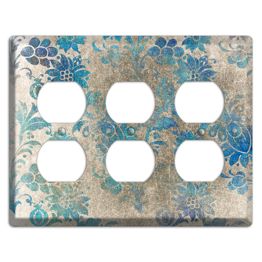 Mantle Whimsical Damask 3 Duplex Wallplate