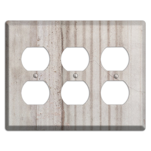 Old Concrete 5 3 Duplex Wallplate