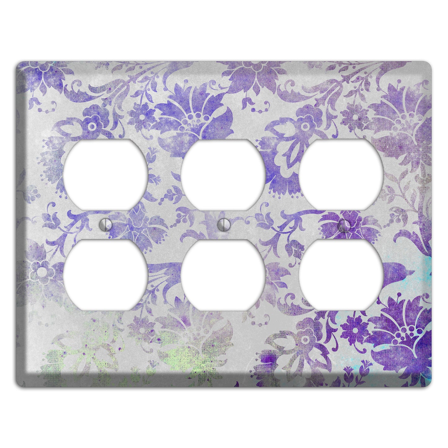 Chatelle Whimsical Damask 3 Duplex Wallplate