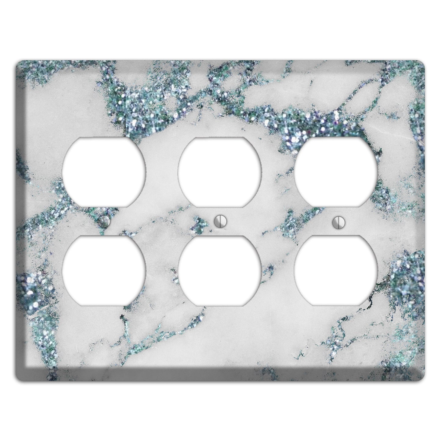 Gumbo Marble 3 Duplex Wallplate