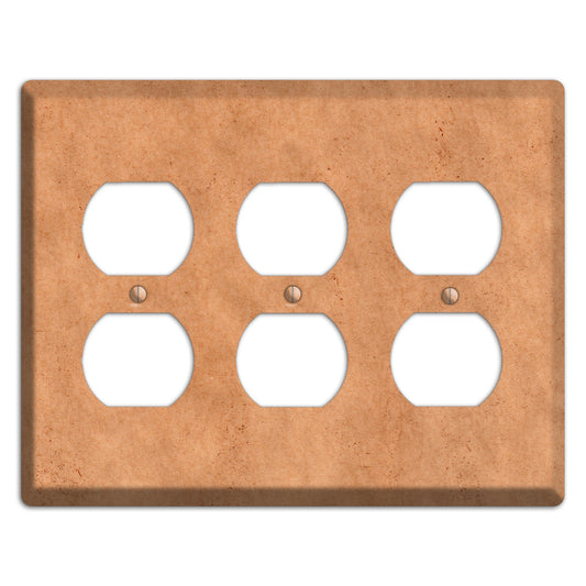 Aged Paper 7 3 Duplex Wallplate