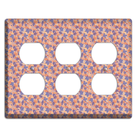 Autumn Leaves Overlay 3 Duplex Wallplate