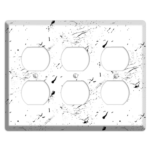 Ink Splash 1 3 Duplex Wallplate