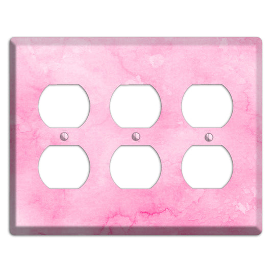 Cinderella Pink Texture 3 Duplex Wallplate