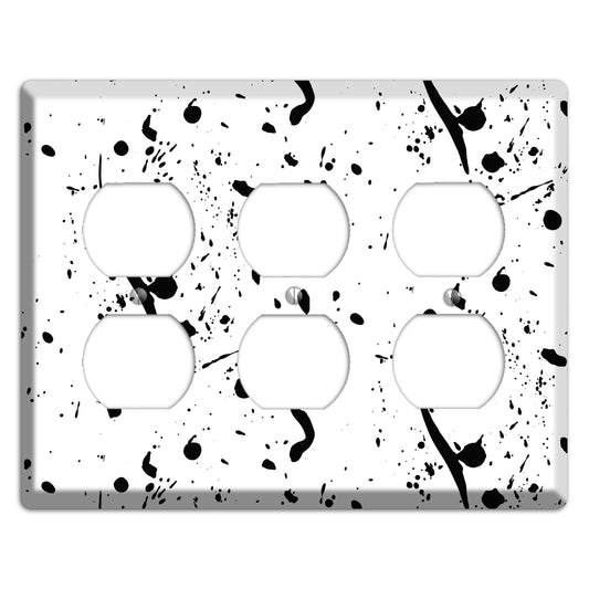 Ink Splash 2 3 Duplex Wallplate