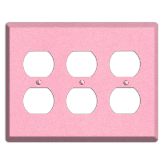 Lavender Pink Kraft 3 Duplex Wallplate