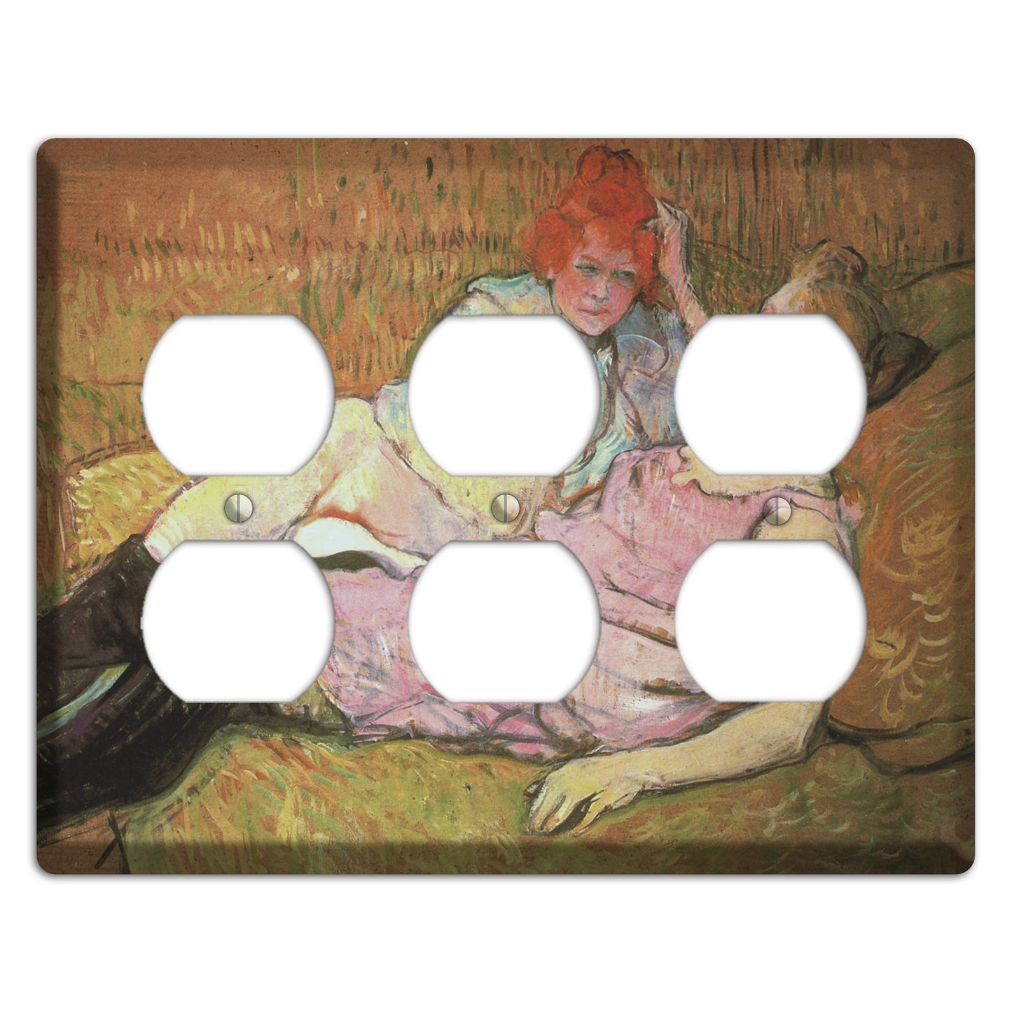 Toulouse-Lautrec 2 3 Duplex Wallplate