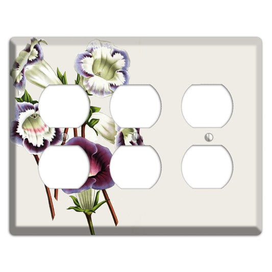 Gloxinas 3 Duplex Wallplate