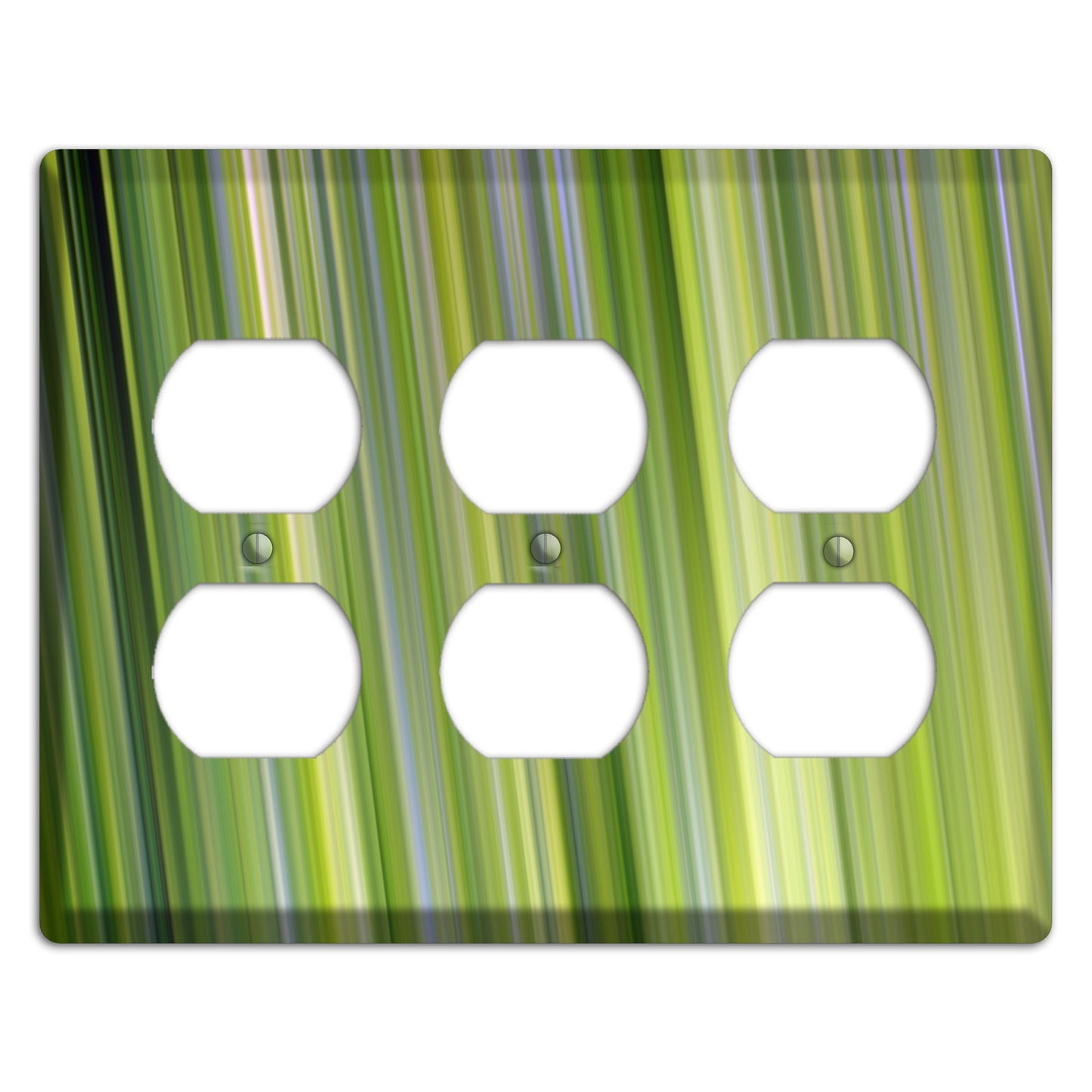 Green Ray of Light 3 Duplex Wallplate