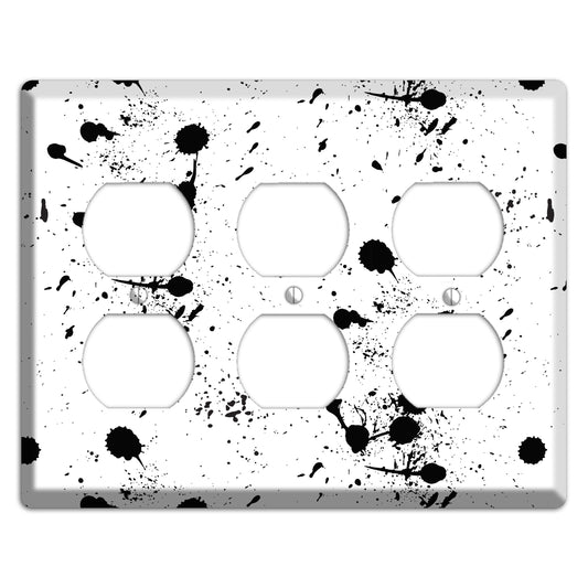 Ink Splash 3 3 Duplex Wallplate