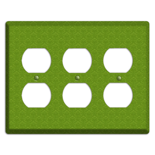 Green Cartouche 3 Duplex Wallplate