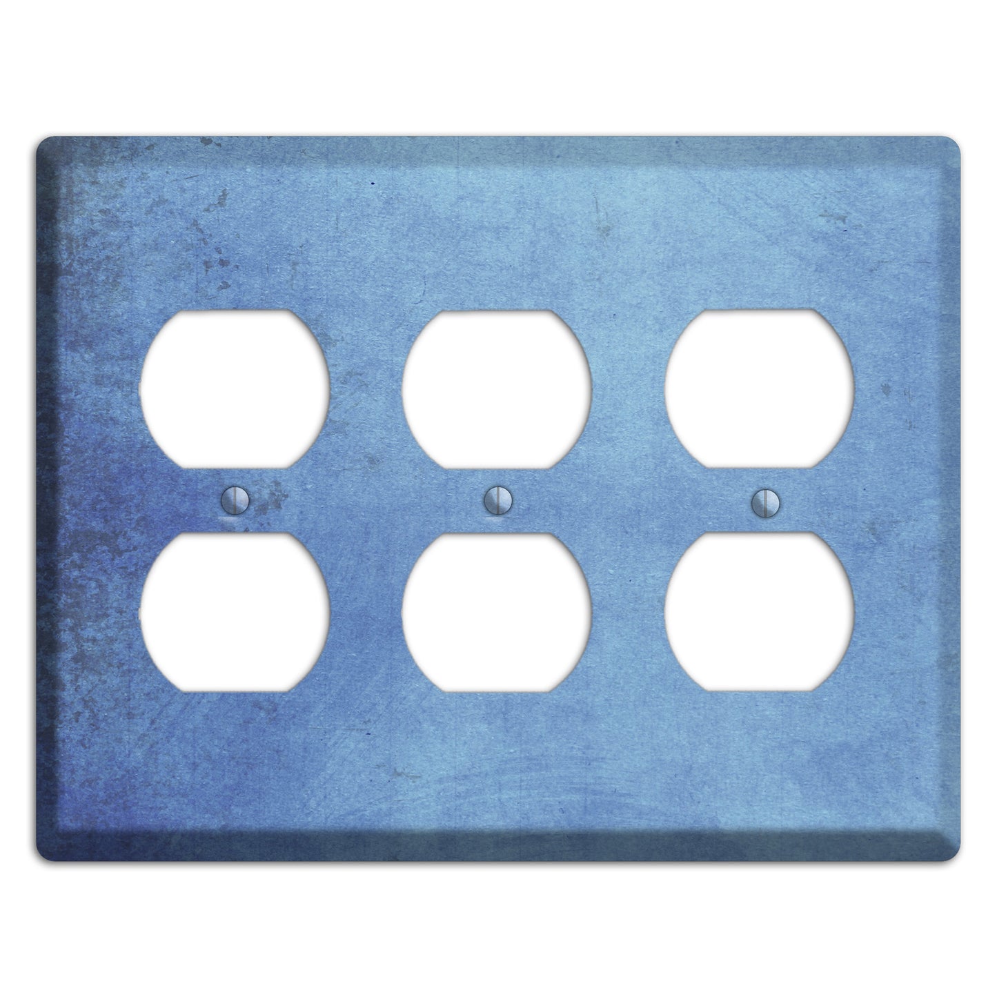 Polo Blue Vintage Grunge 3 Duplex Wallplate