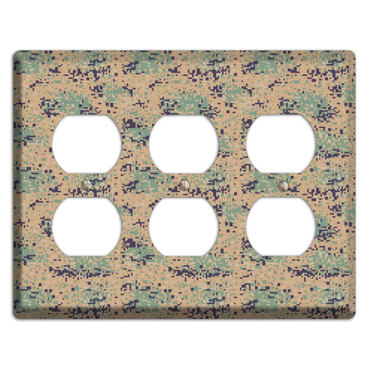 Marpat Woodland Camo 3 Duplex Wallplate