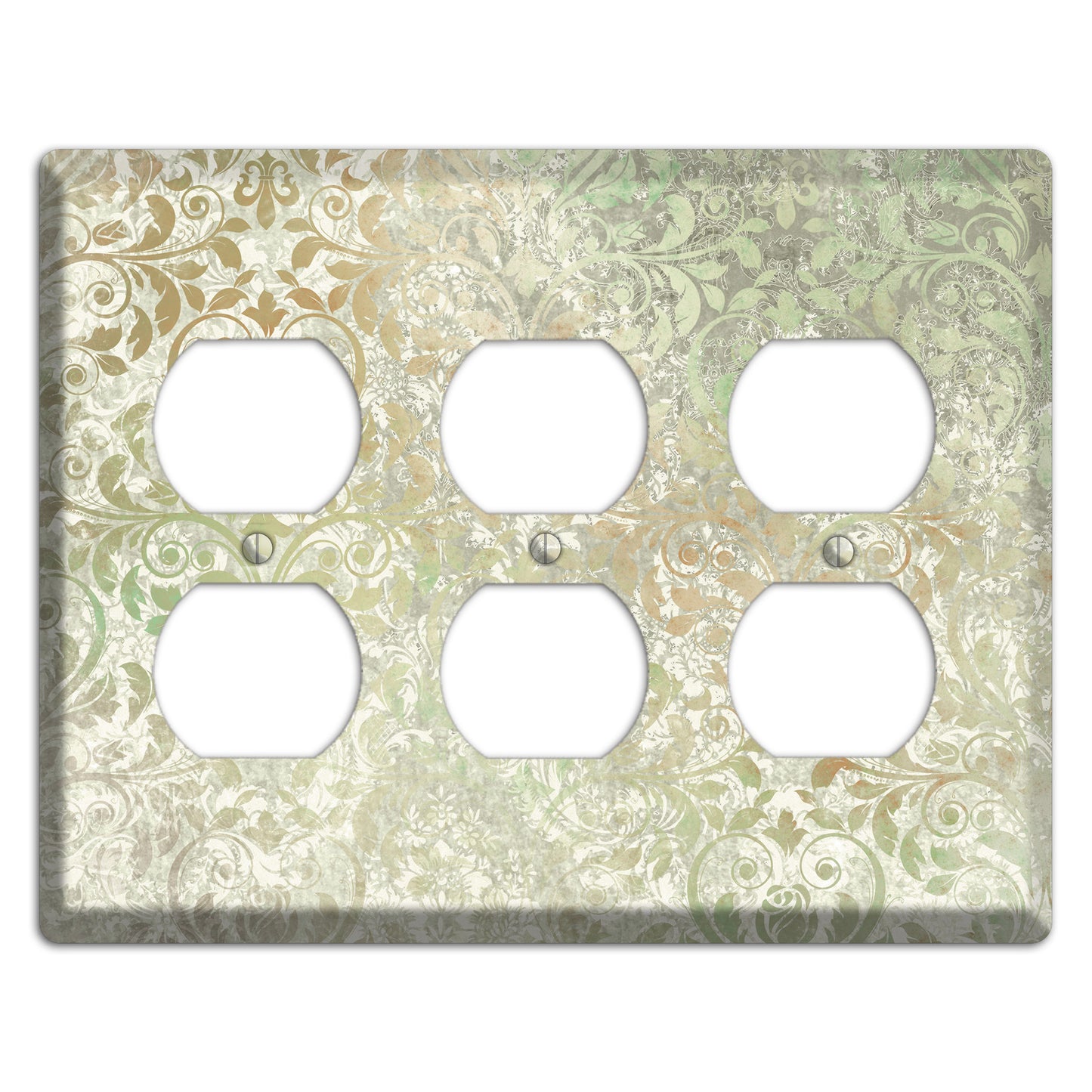 Tana Whimsical Damask 3 Duplex Wallplate