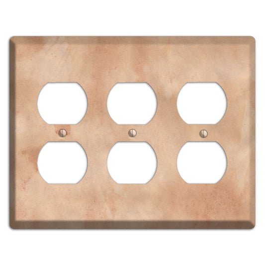 Aged Paper 4 3 Duplex Wallplate