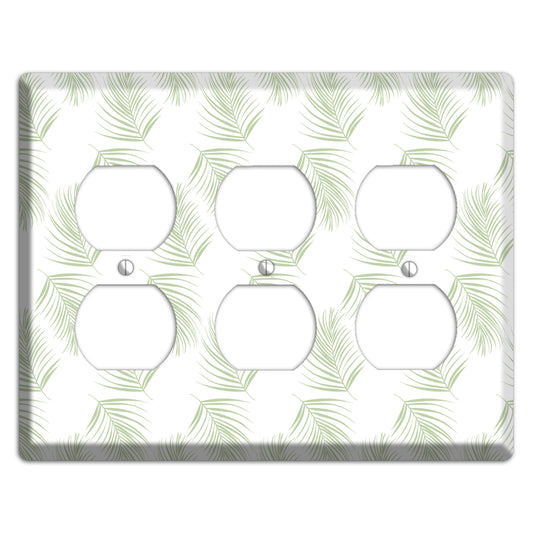 Leaves Style GG 3 Duplex Wallplate